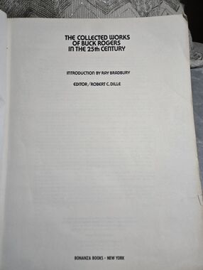 The Collected Works of Buck Rogers in the 25th Century - White Title Page